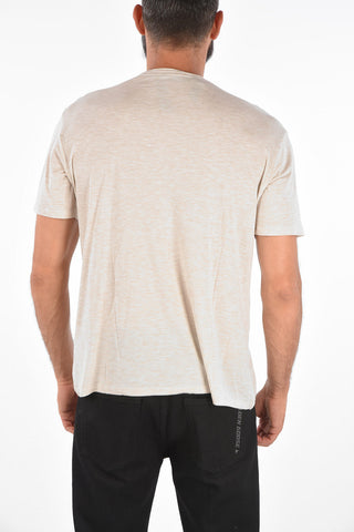 T-shirt in Viscosa Effetto Vintage