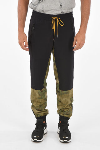 Joggers con Inserti Fantasia Camouflage