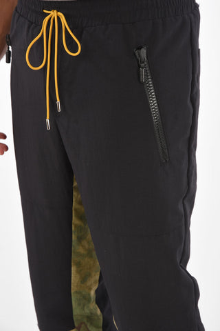 Joggers con Inserti Fantasia Camouflage