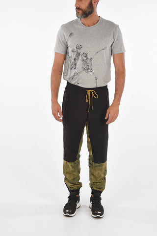 Joggers con Inserti Fantasia Camouflage