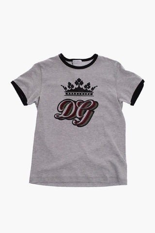 T-shirt girocollo con stampa