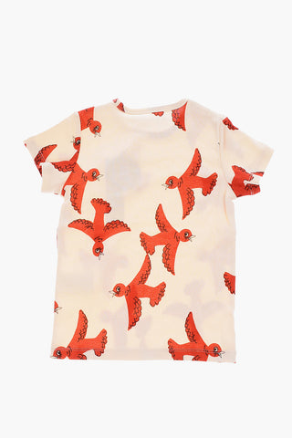 T-shirt girocollo stampata