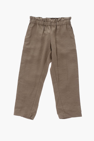 pantalone con coulisse in vita