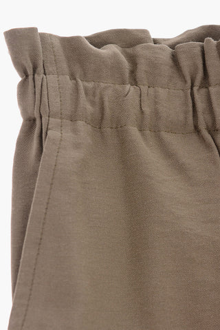pantalone con coulisse in vita