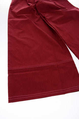 pantalone wide leg a una pince