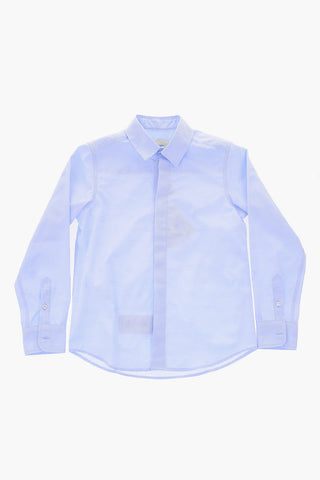 All over logo popeline shirt