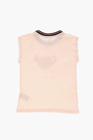 crew-neck sleeveless t-shirt