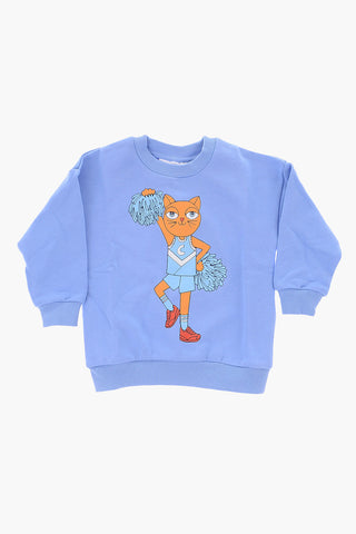 printed crew-neck sweatshirt