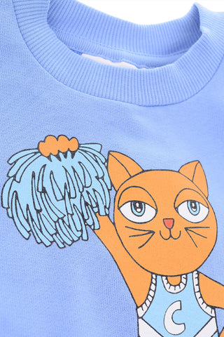printed crew-neck sweatshirt