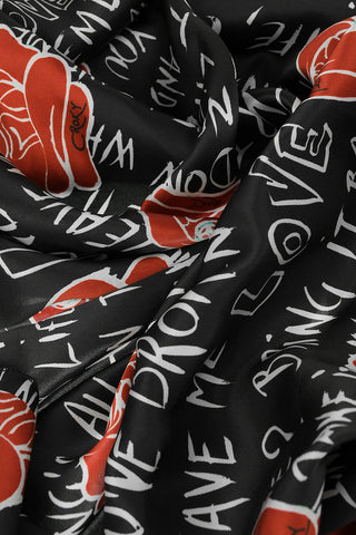 Foulard in Seta Stampato