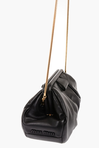 Pouch in Nappa con Catena Removibile