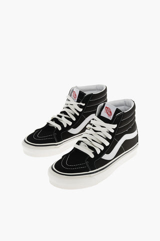 Leather and Fabric SK8-HI Sneakers