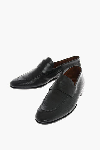 Leather Openwork Loafer