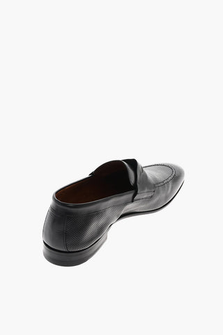 Leather Openwork Loafer
