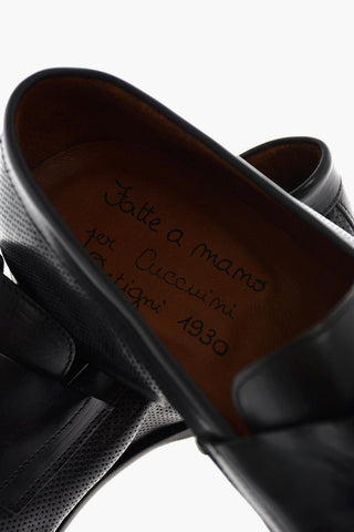 Leather Openwork Loafer