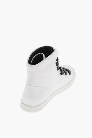 Leather High Sneakers