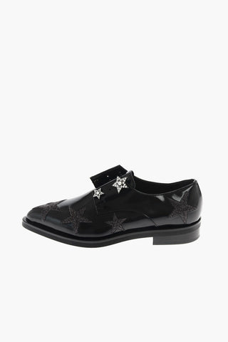 Leather Embroidered STARS Derby