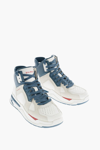 Leather High Sneakers
