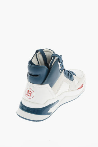 Leather High Sneakers