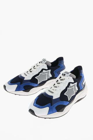 Sneakers ABISSO in pelle e Tessuto