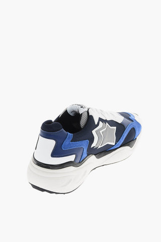 Sneakers ABISSO in pelle e Tessuto