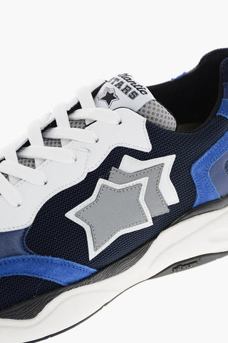 Sneakers ABISSO in pelle e Tessuto