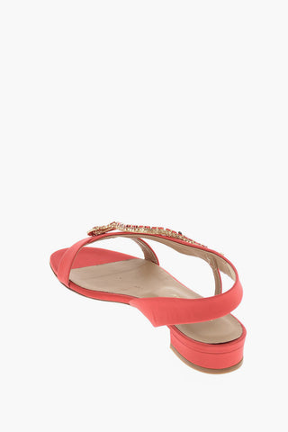 Satin CAROLA Sandal with Jewel