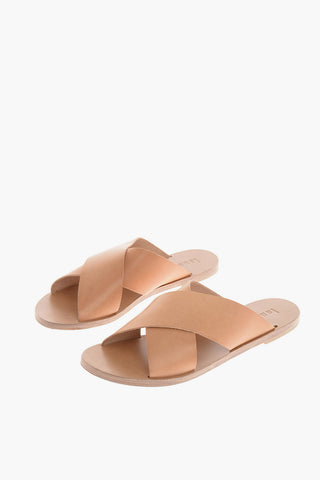 Leather Flat Sandal