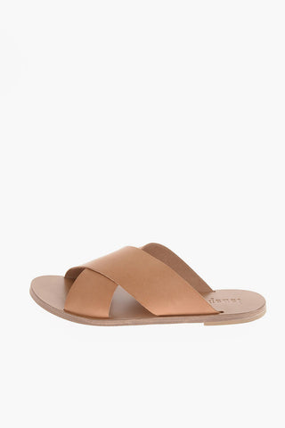 Leather Flat Sandal