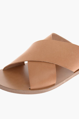 Leather Flat Sandal