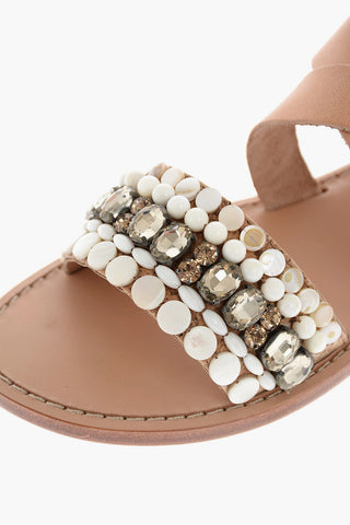 Leather Studded Sandal