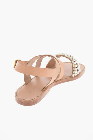 Leather Studded Sandal