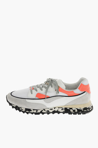 Fabric and Leather THREEDOME Sneakers