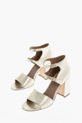 9cm Cracked Leather RANDALL Pumps