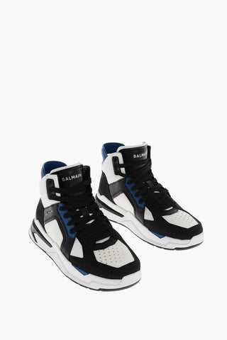 Leather High Sneakers