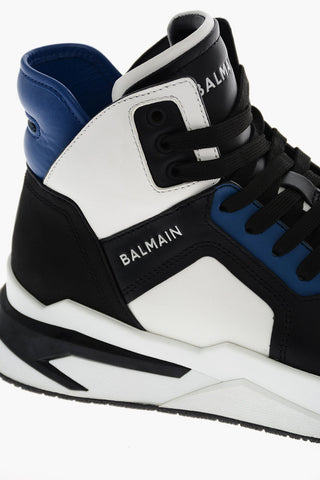 Leather High Sneakers
