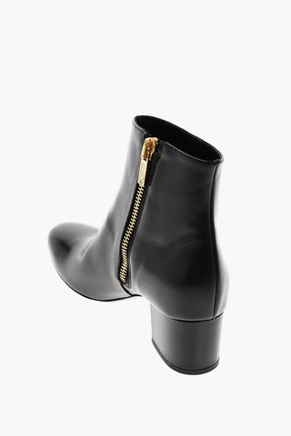 5cm Leather ALICE Ankle Boots