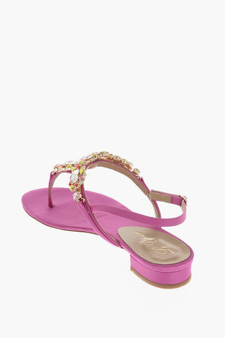Satin RANYA Sandal with Jewel