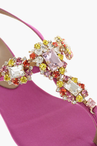 Satin RANYA Sandal with Jewel