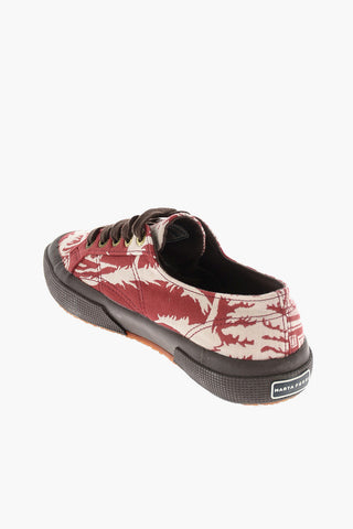 MARTA FERRI patterned fabric sneakers