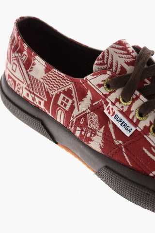 MARTA FERRI patterned fabric sneakers
