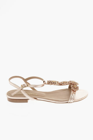 Sandalo LULU in Pelle con Dettagli Gioiello