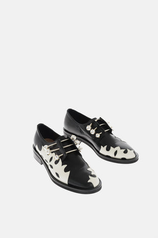 Leather Embroidered DADDY Derby
