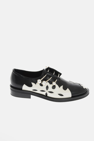 Leather Embroidered DADDY Derby