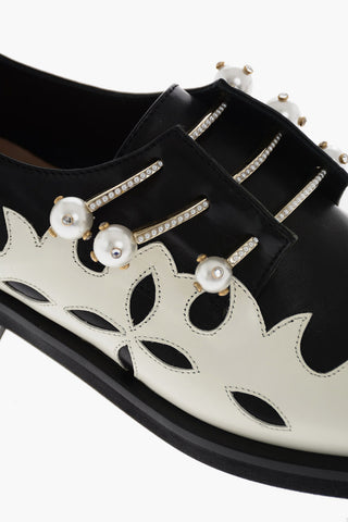 Leather Embroidered DADDY Derby