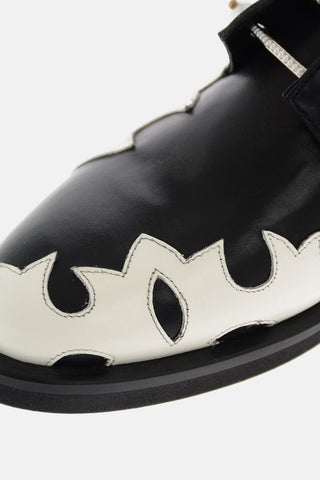 Leather Embroidered DADDY Derby