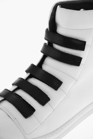 Leather High Sneakers