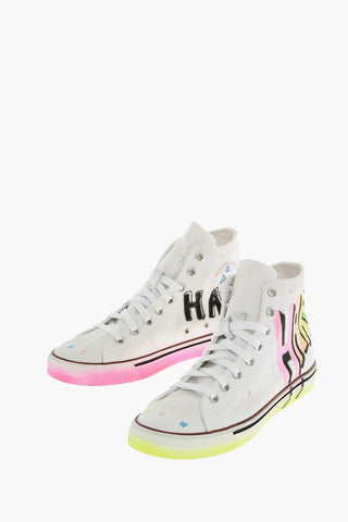 Printed HARDOCRE HAPPINESS Sneakers
