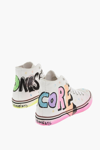 Printed HARDOCRE HAPPINESS Sneakers