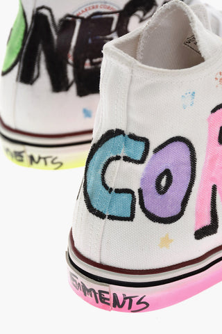 Printed HARDOCRE HAPPINESS Sneakers